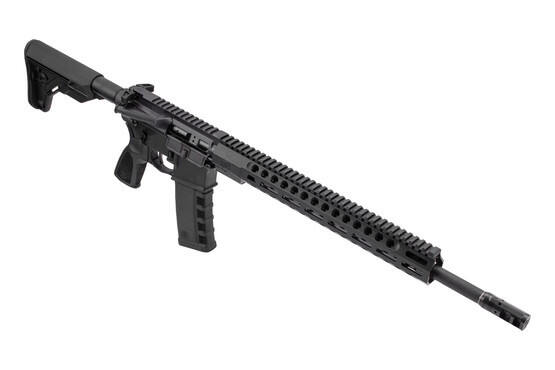 The FN FN15 DMR3 Carbine is a 5.56x45 AR-15 rifle with a black finish. The DMR3 features a 18 inch government profile chrome lined barrel.